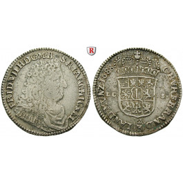 Brandenburg-Preussen, Kurfürstentum Brandenburg, Friedrich Wilhelm, 2/3 Taler 1688, ss