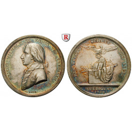 Brandenburg-Preussen, Königreich Preussen, Friedrich Wilhelm III., Silbermedaille 1798, f.st