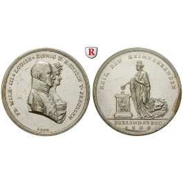 Brandenburg-Preussen, Königreich Preussen, Friedrich Wilhelm III., Silbermedaille 1809, f.st