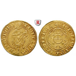 Nördlingen, Reichsmünzstätte, Goldgulden o.J. (1423-1431), vz