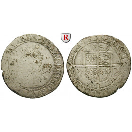 Grossbritannien, Elizabeth I., Sixpence 1579, s