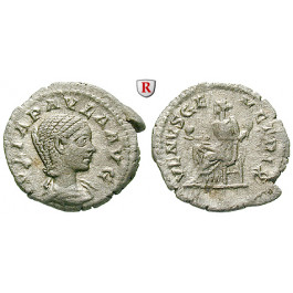 Römische Kaiserzeit, Julia Paula, Frau des Elagabal, Denar 219-220, ss