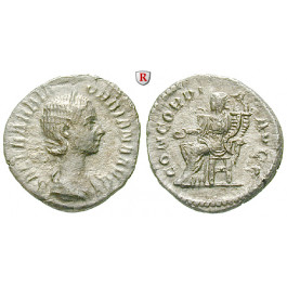 Römische Kaiserzeit, Orbiana, Frau des Severus Alexander, Denar 225, ss/ss+