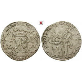 Niederlande, Deventer, Taler zu 30 Stuivers 1686, ss