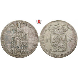 Niederlande, Gelderland, Gulden 1763, ss