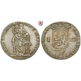 Niederländische Antillen, Westindien, Gulden 1794, ss-vz
