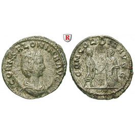 Römische Kaiserzeit, Salonina, Frau des Gallienus, Antoninian 255-258, ss-vz
