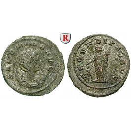 Römische Kaiserzeit, Salonina, Frau des Gallienus, Antoninian um 268, ss-vz