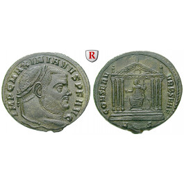 Römische Kaiserzeit, Maximianus Herculius, Follis 307-308, ss-vz