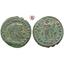 Römische Kaiserzeit, Constantius I., Follis 305-306, ss
