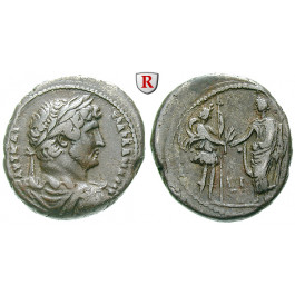 Römische Provinzialprägungen, Ägypten, Alexandria, Hadrianus, Tetradrachme 130-131, ss