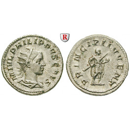 Römische Kaiserzeit, Philippus II., Caesar, Antoninian, st