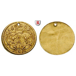 Römisch Deutsches Reich, Leopold I., 1/8 Dukat 1694, ss