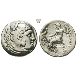 Makedonien, Königreich, Alexander III. der Grosse, Drachme 310-301 v.Chr., ss