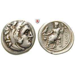 Makedonien, Königreich, Philipp III., Drachme 323-319 v.Chr., ss
