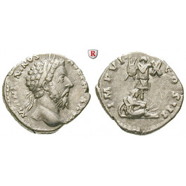 Römische Kaiserzeit, Marcus Aurelius, Denar 172-173, ss