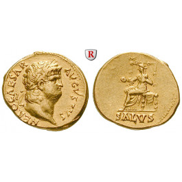 Römische Kaiserzeit, Nero, Aureus 65-66, vz