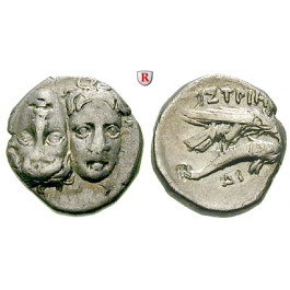 Thrakien-Donaugebiet, Istros, Drachme 4. Jh.v.Chr., ss