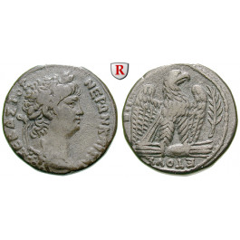 Römische Provinzialprägungen, Seleukis und Pieria, Antiocheia am Orontes, Nero, Tetradrachme 63, ss+