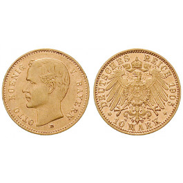 Deutsches Kaiserreich, Bayern, Otto, 10 Mark 1905, D, ss, J. 201