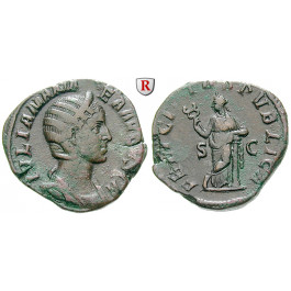 Römische Kaiserzeit, Julia Mamaea, Mutter des Severus Alexander, Sesterz 228, ss