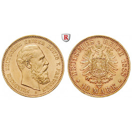 Deutsches Kaiserreich, Preussen, Friedrich III., 10 Mark 1888, A, f.st, J. 247
