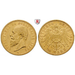 Deutsches Kaiserreich, Schaumburg-Lippe, Georg, 20 Mark 1898, A, ss-vz, J. 285