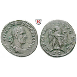 Römische Provinzialprägungen, Seleukis und Pieria, Antiocheia am Orontes, Traianus Decius, Tetradrachme, ss-vz/ss