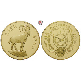 Äthiopien, Sozialistische Republik, 600 Birr 1978, 30,09 g fein, PP