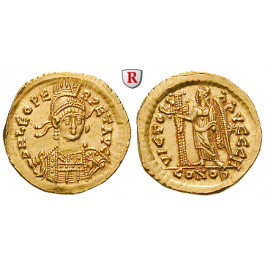 Römische Kaiserzeit, Leo I., Solidus 457-474, vz