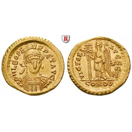 Römische Kaiserzeit, Leo I., Solidus 457-474, vz