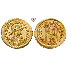 Römische Kaiserzeit, Zeno, Solidus 476-491, f.st