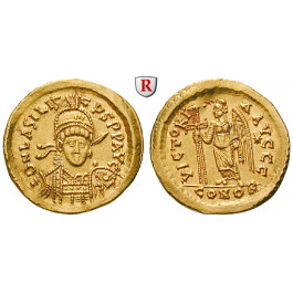 Römische Kaiserzeit, Basiliscus, Solidus, vz