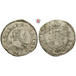 Italien, Neapel und Sizilien, Philipp III. von Spanien, 1/2 Ducato o.J., ss-vz