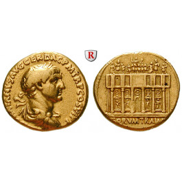 Römische Kaiserzeit, Traianus, Aureus 112-114, ss/ss+