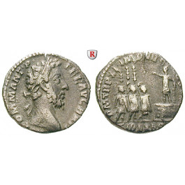 Römische Kaiserzeit, Commodus, Denar 186-187, ss