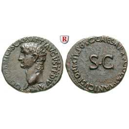 Römische Kaiserzeit, Germanicus, As 37-41, f.vz