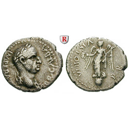 Römische Kaiserzeit, Galba, Denar 68-69, ss