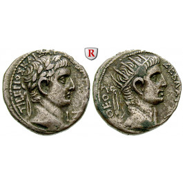 Römische Provinzialprägungen, Ägypten, Alexandria, Tiberius, Tetradrachme 14-37, ss