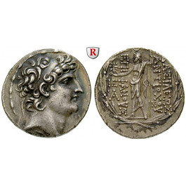 Syrien, Königreich, Antiochos VIII., Tetradrachme 121-114 v.Chr., ss-vz