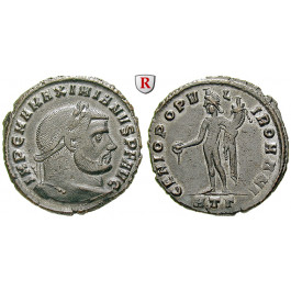 Römische Kaiserzeit, Maximianus Herculius, Follis 297-298, vz