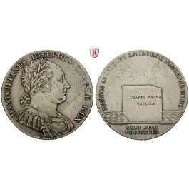 Bayern, Königreich, Maximilian I. Joseph, Konventionstaler 1818, ss+