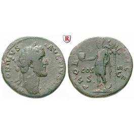 Römische Kaiserzeit, Antoninus Pius, Sesterz 139, ss
