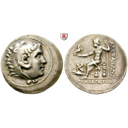 Makedonien, Königreich, Alexander III. der Grosse, Tetradrachme 190-165 v.Chr., ss+