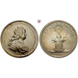 Römisch Deutsches Reich, Franz I., Silbermedaille o.J. (1745), ss