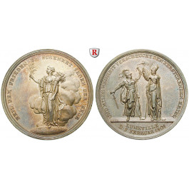 Brandenburg-Preussen, Königreich Preussen, Friedrich Wilhelm III., Silbermedaille 1801, st