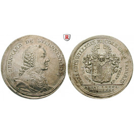 Personenmedaillen, Sternenheim, Bernhard Winkler von - Gymnasialdirektor in Brieg, Schlesien, Silbermedaille 1771, prfr.