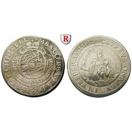 Bayern, Herzogtum, Maximilian I., 1/9 Taler o.J., ss