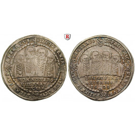 Sachsen, Sachsen-Weimar, Johann Ernst und 7 Brüder, Reichstaler 1608, ss