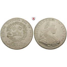 Regensburg, Stadt, Konventionstaler 1775, ss